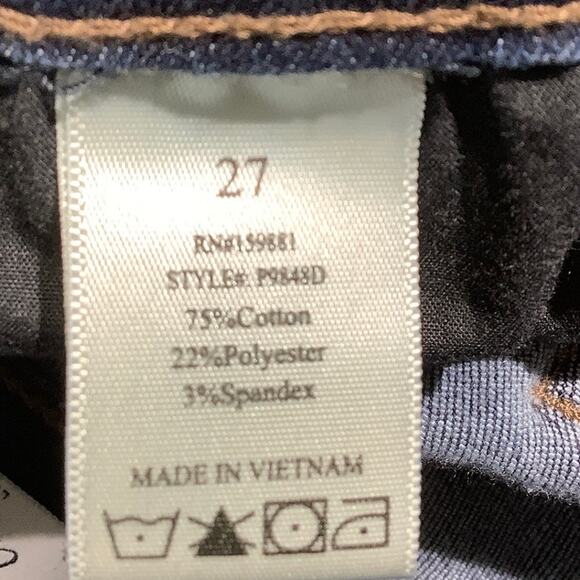 Carly Jean LA Skinny Jeans Women’s 27- Distressed Knees, Stretch, Casual - Picture 3 of 8